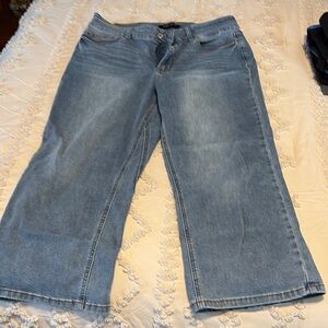 Women's Blue Wide-Leg Jeans
